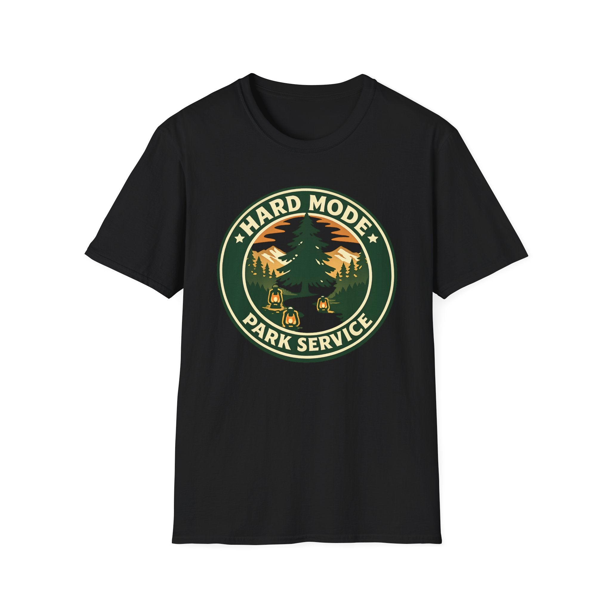 "Hard Mode Park Service" T-Shirt - Bold Graphic Tee