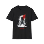 Berserker Silhouette Tee - Red & White Smoke Rage Graphic T-Shirt