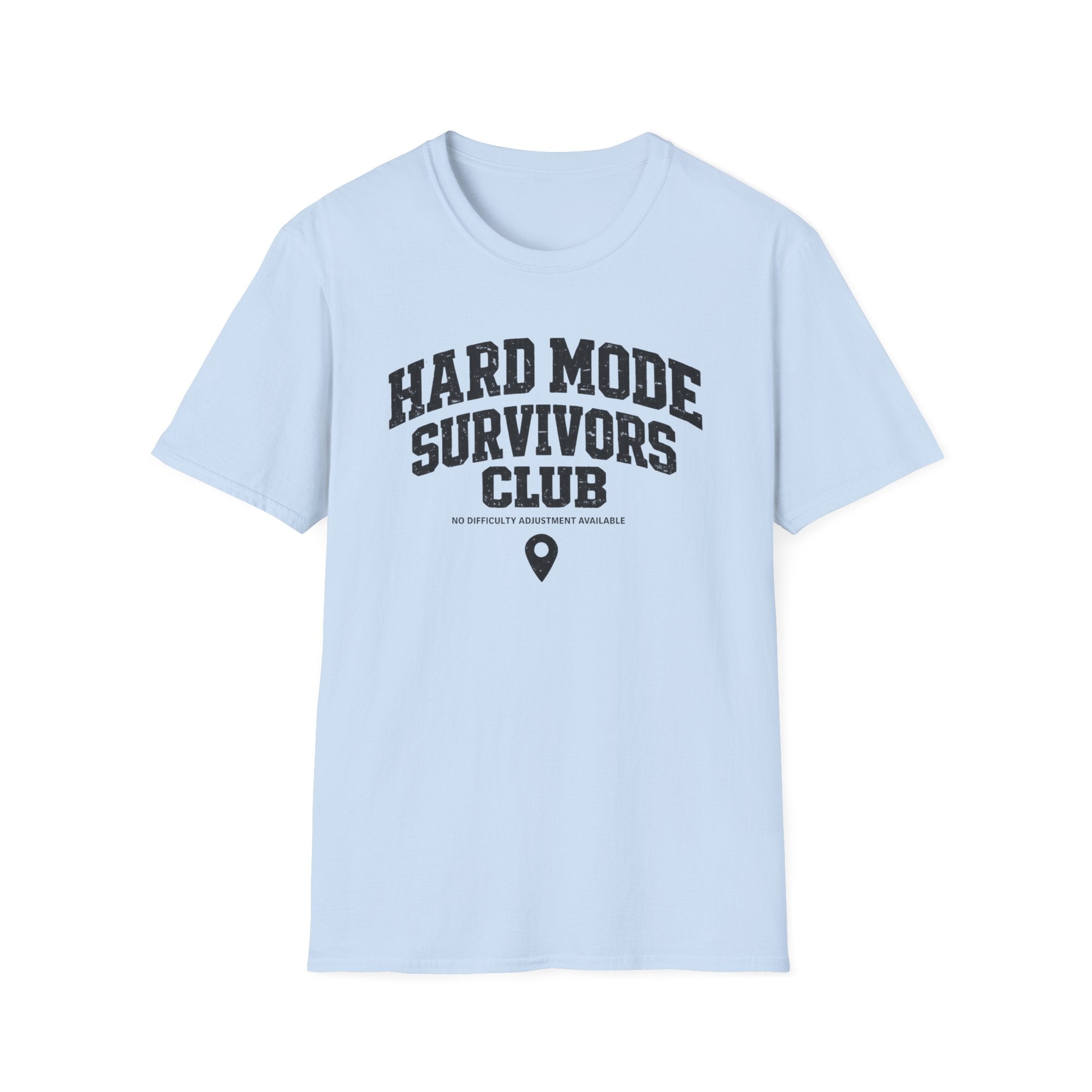 Hard Mode Survivors Club T-Shirt — Gamer Achievement Tee