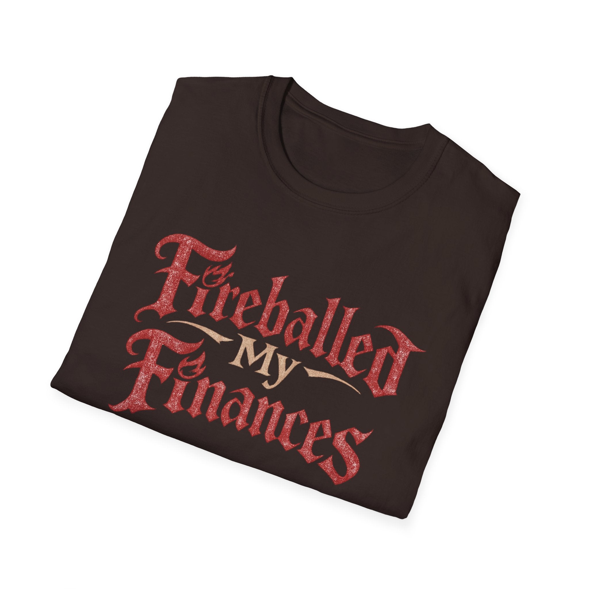 "Fireballed My Finances" Funny Role Play Gaming T-Shirt