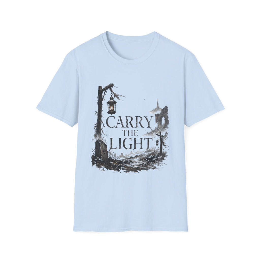 Carry the Light T-Shirt - Lantern Gothic Graphic Tee