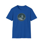 Space Vending Graphic T-Shirt - Stellar Rest Stop Design