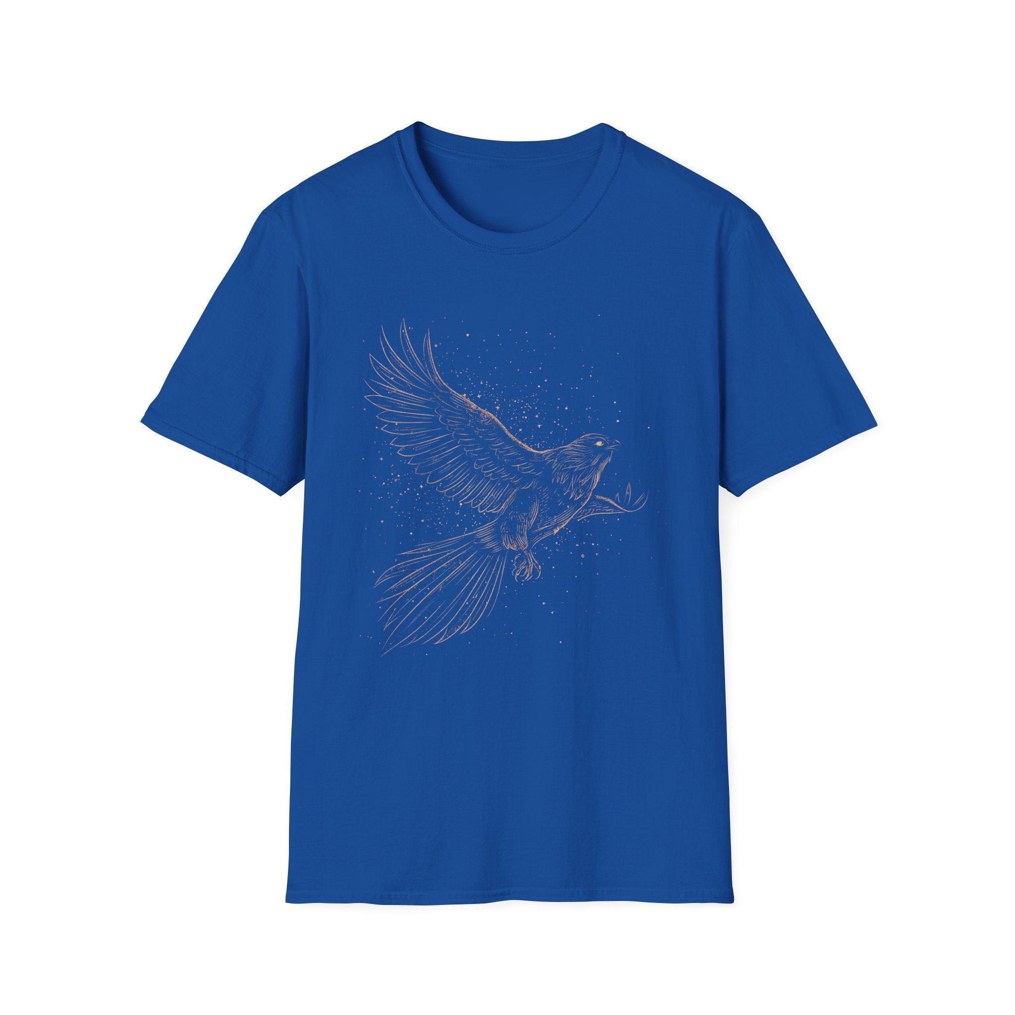 Rising Eagle Graphic T‑Shirt — Vintage Bronze Bird Tee