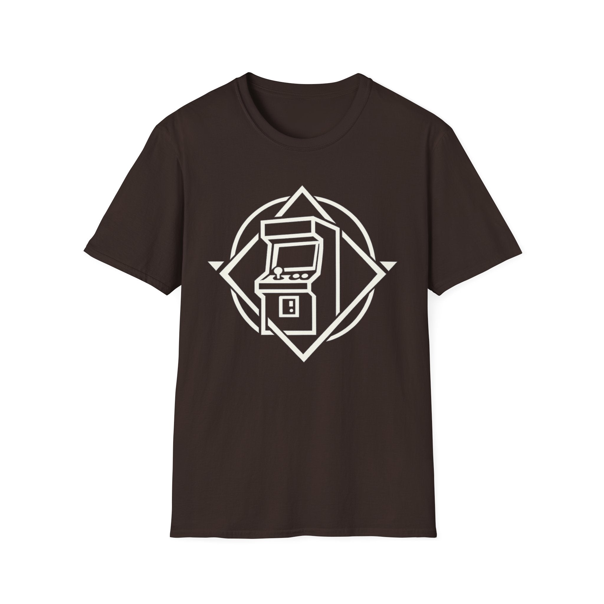 Retro Arcade Machine T-Shirt - Vintage Gamer Logo Tee