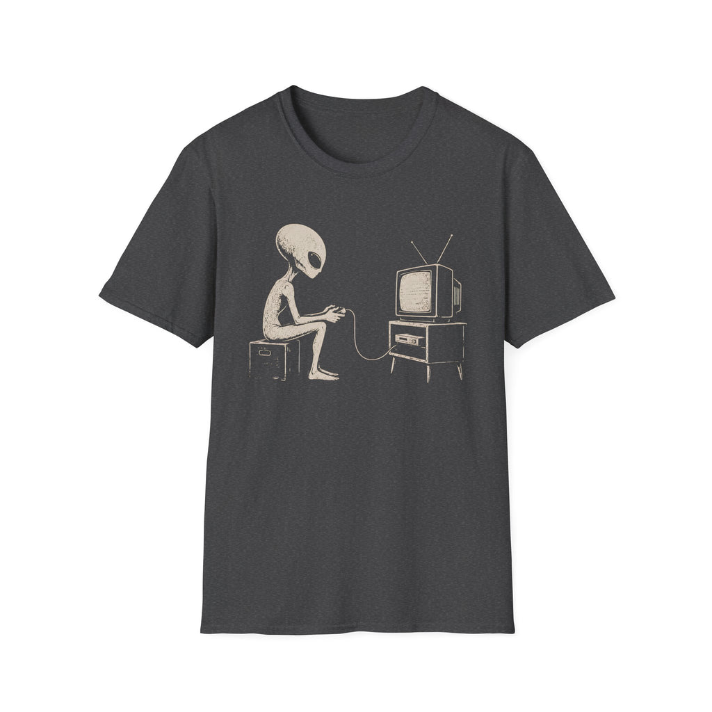 Gamer Alien -  Retro Video Games T-Shirt