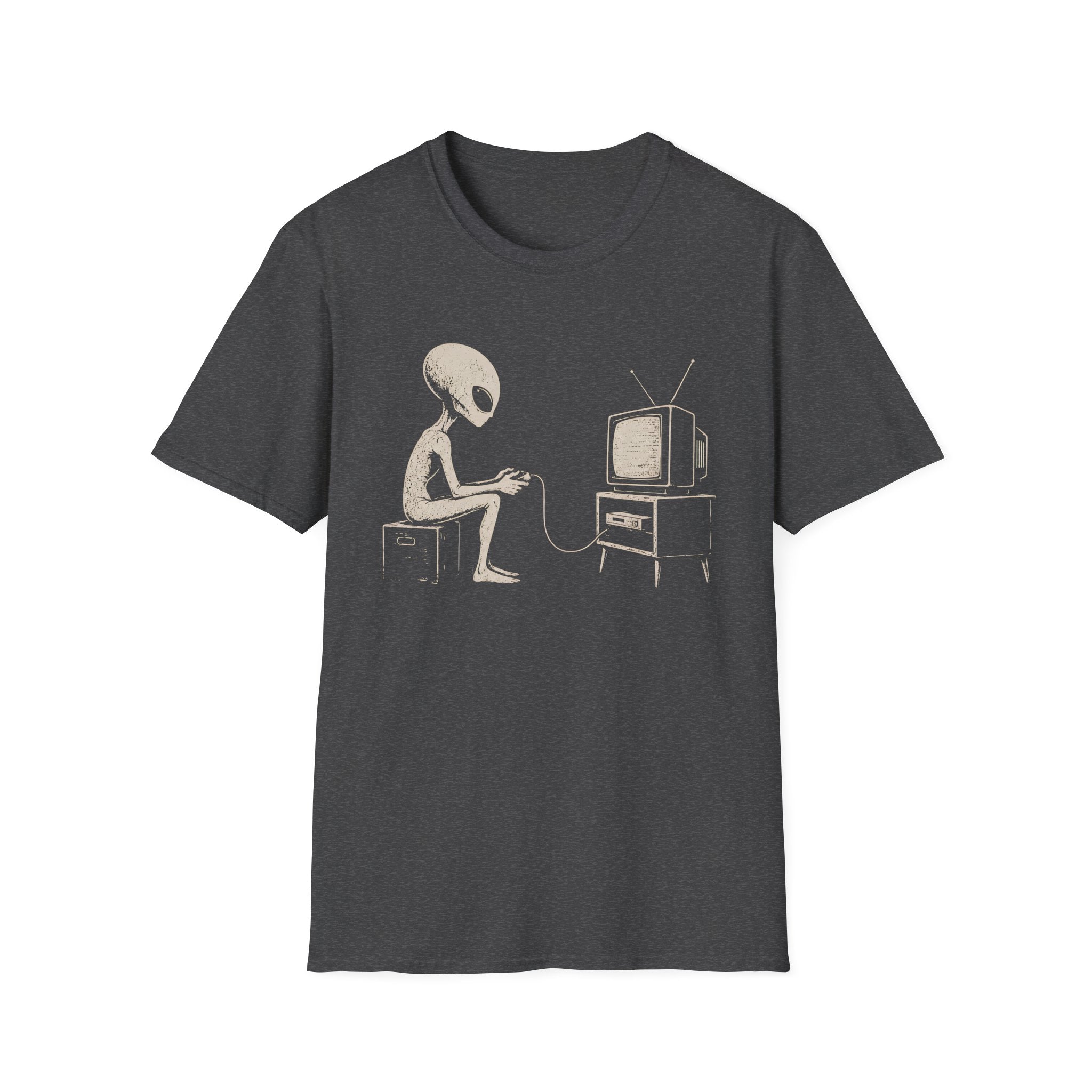 Gamer Alien -  Retro Video Games T-Shirt