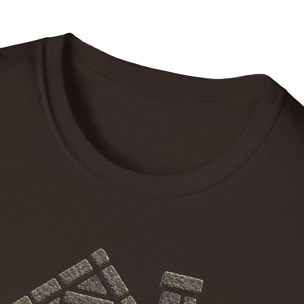 Stone Tavern Cottage T‑Shirt — Cozy Stone Pub Illustration Tee