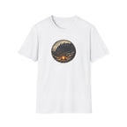 'Long Rest' Dragon Campfire T-Shirt — Night Sky Fantasy Graphic Tee