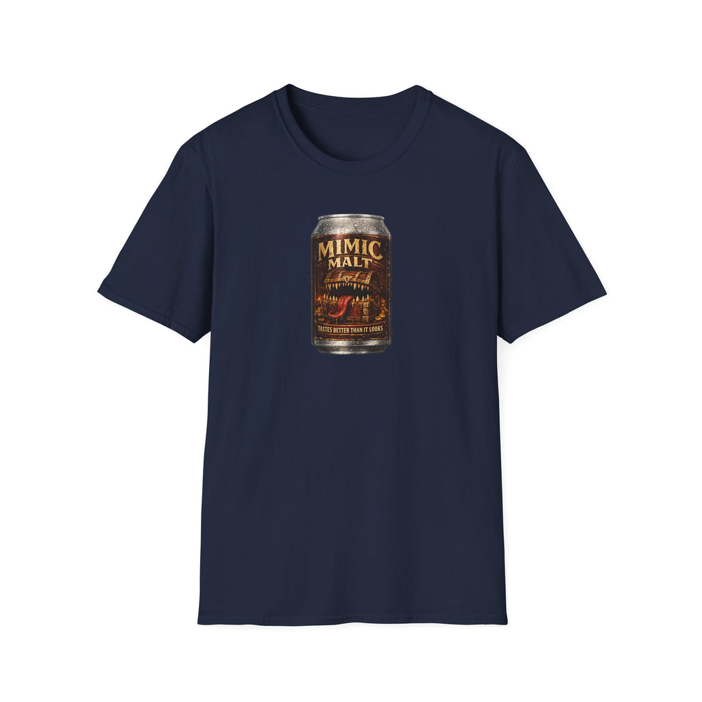 Mimic Malt Retro Funny Beer Can T-Shirt