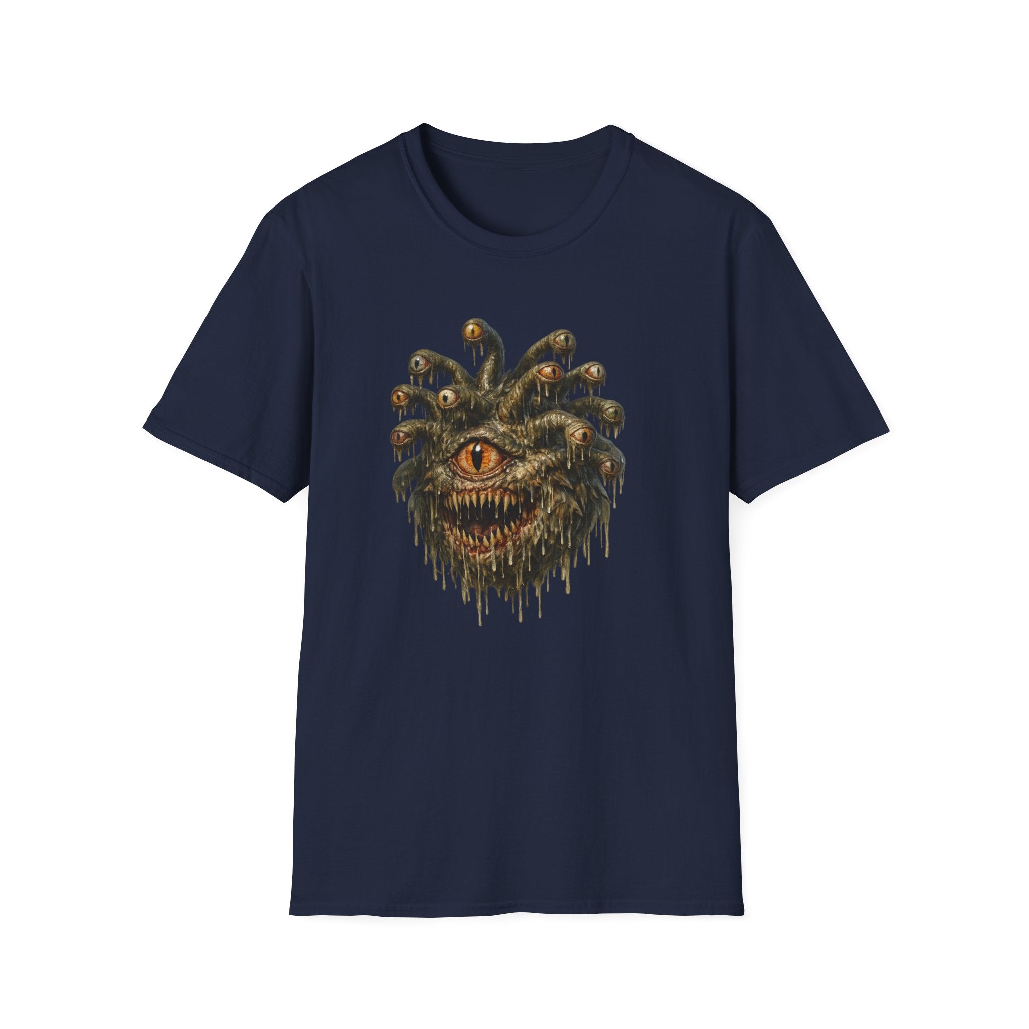 Beholder Monster T-Shirt — Fantasy D&D Eyestalk Creature Tee