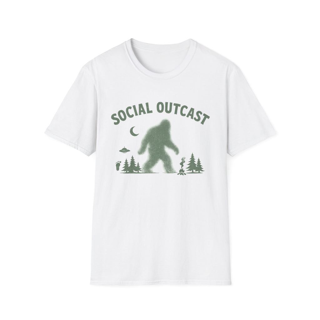 "Social Outcast" Bigfoot Graphic T-Shirt
