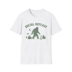 "Social Outcast" Bigfoot Graphic T-Shirt