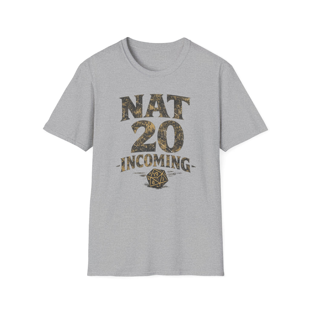 Nat 20 Incoming T-Shirt — D20