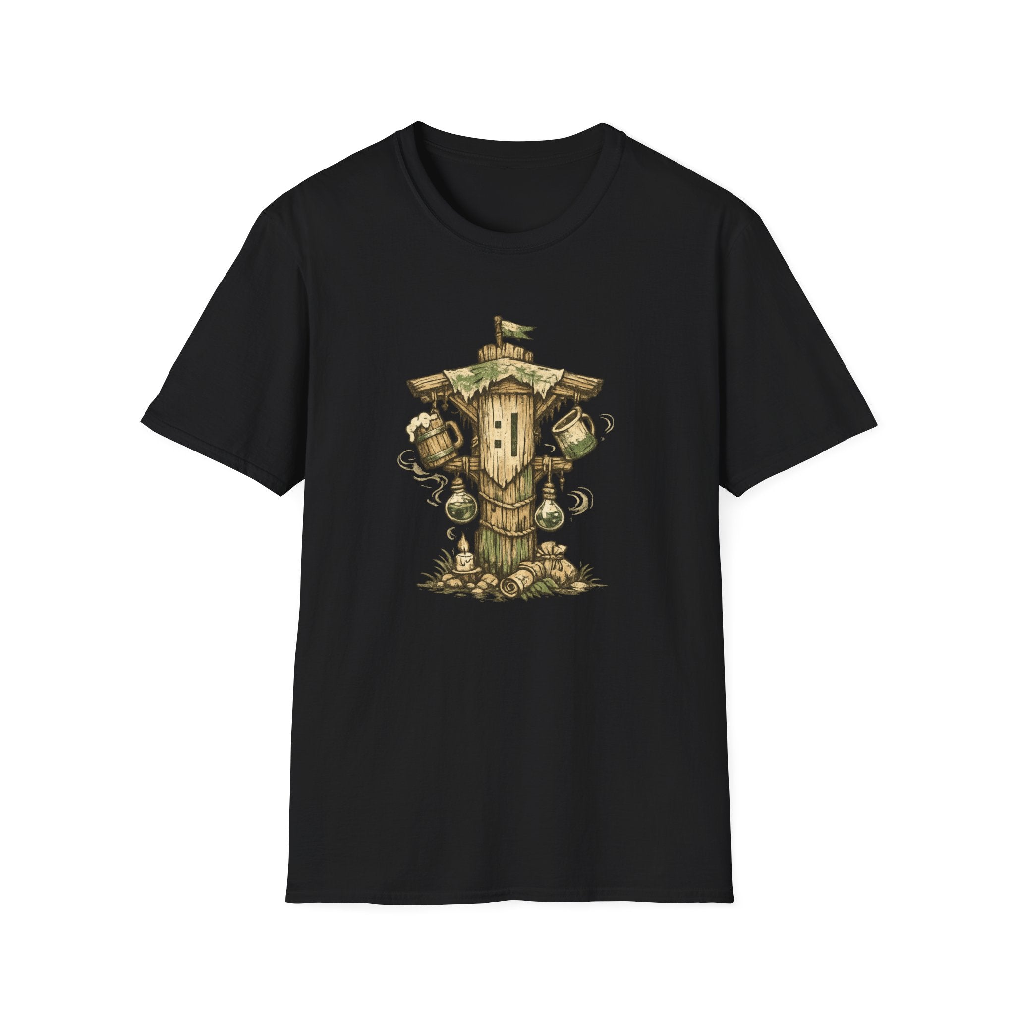 Adventure Post Totem RPG Graphic T-Shirt