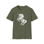 Unicorn Skeleton Graphic T-Shirt — Gothic Mythical Tee