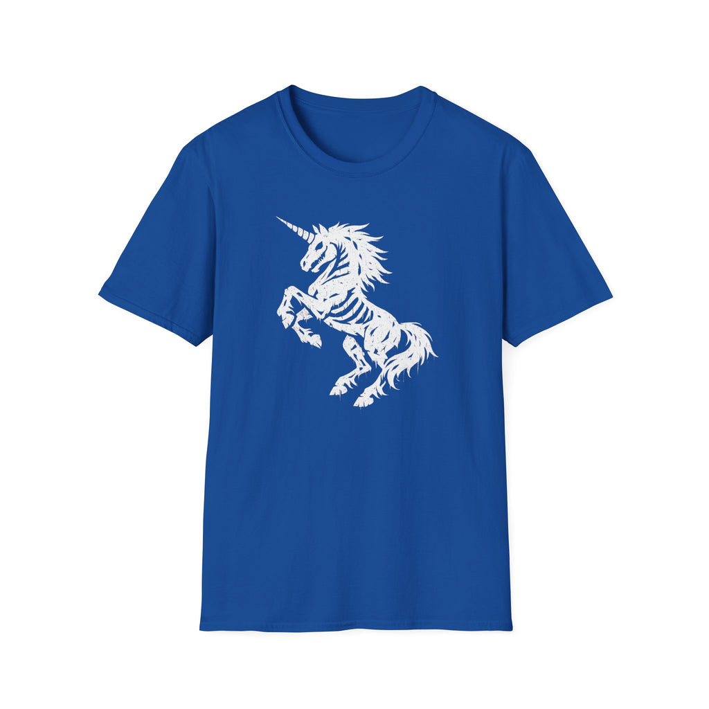 Unicorn Skeleton Graphic T-Shirt — Gothic Mythical Tee