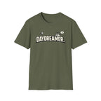 Daydreamer Graphic T-Shirt — Retro Rocket & Castle Design