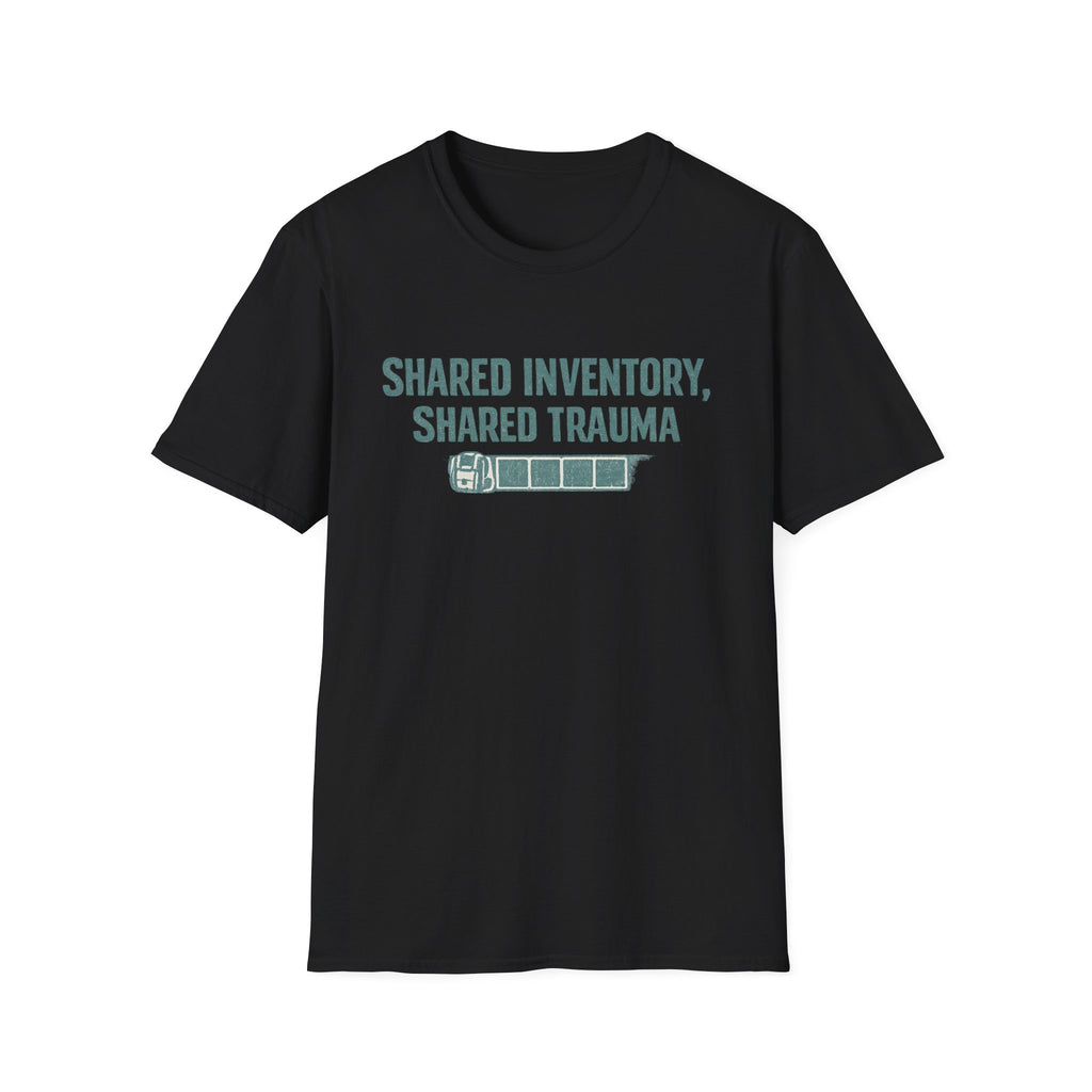 Shared Inventory, Shared Trauma Distressed T-Shirt