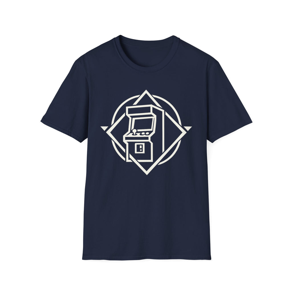 Retro Arcade Machine T-Shirt - Vintage Gamer Logo Tee