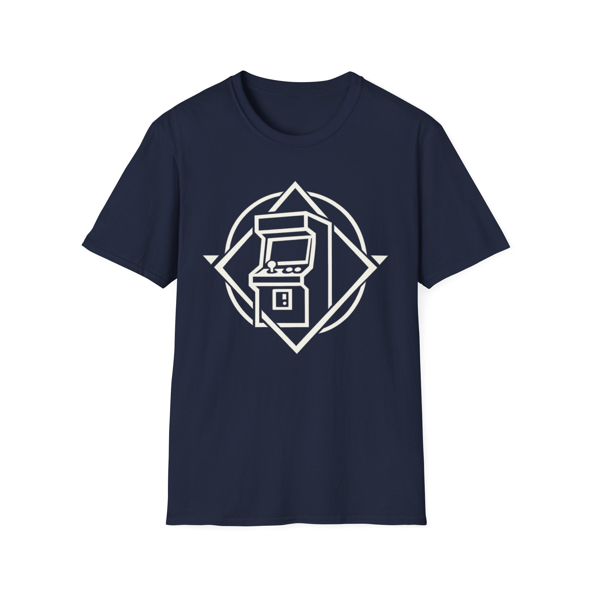 Retro Arcade Machine T-Shirt - Vintage Gamer Logo Tee