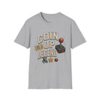 Coin Op Legend Retro Arcade T-Shirt - Vintage Joystick Tee