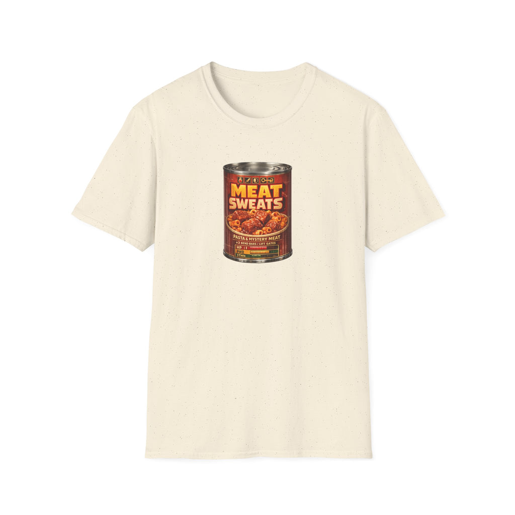 Meat Sweats T-Shirt — Retro Funny Canned Chili Graphic Tee