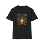 Co-Op Social Club T-Shirt – Campfire Forest Graphic Tee