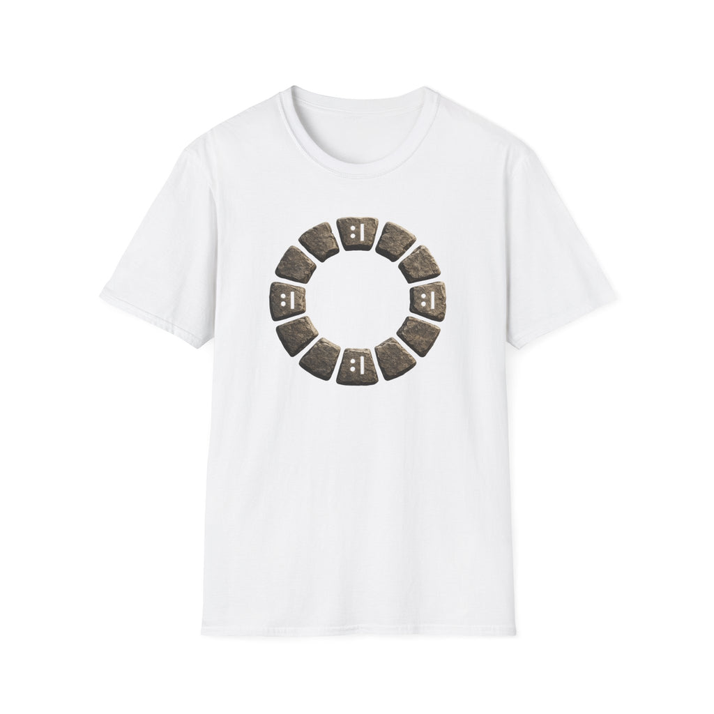 Wishing Well Stone Circle T‑Shirt - Rustic Worn Ring Design