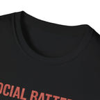 Social Battery Low Funny Introvert Graphic T-Shirt