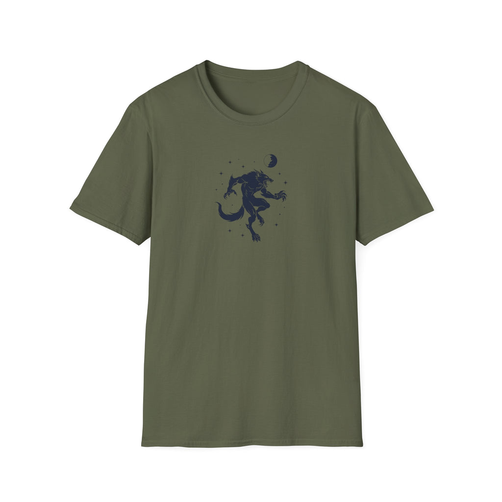 Werewolf Moon T-Shirt — Lunar Wolf Silhouette Tee