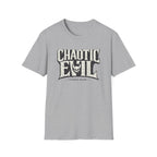 Chaotic Evil Skull T-Shirt - D&D Inspired Gothic Roleplay Tee