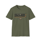Survivor Graphic T-Shirt – Distressed Patch Design