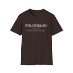 Evil Overlord Definition T-Shirt - Funny Sarcastic Geek Tee