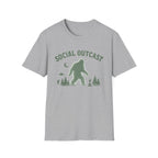 "Social Outcast" Bigfoot Graphic T-Shirt