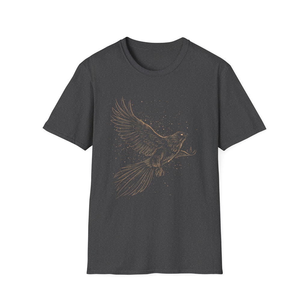 Rising Eagle Graphic T‑Shirt — Vintage Bronze Bird Tee