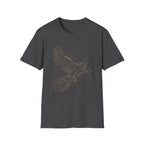 Rising Eagle Graphic T‑Shirt — Vintage Bronze Bird Tee