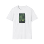 'Maintenance' Mode Retro Futuristic - Gardener Cityscape T-Shirt