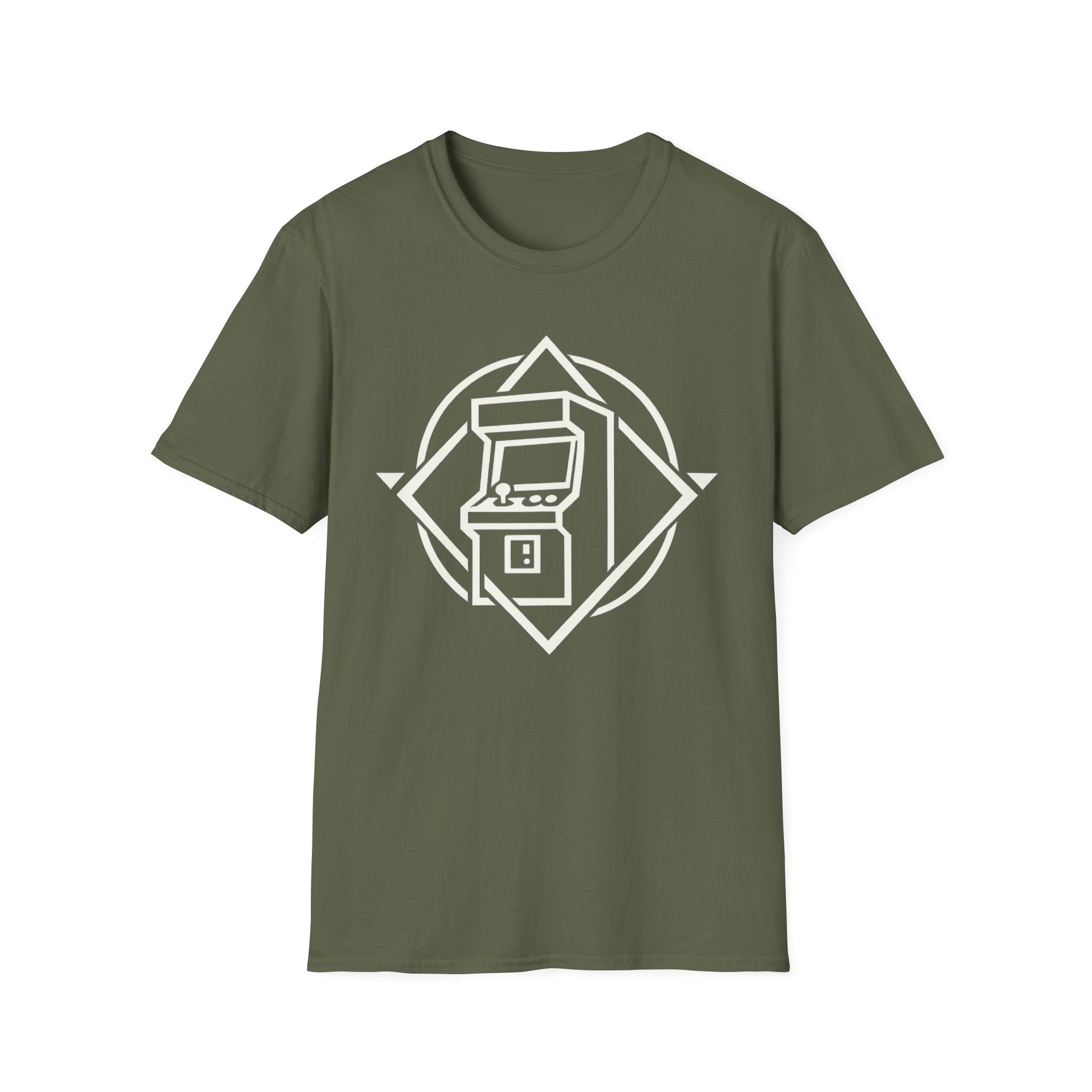Retro Arcade Machine T-Shirt - Vintage Gamer Logo Tee