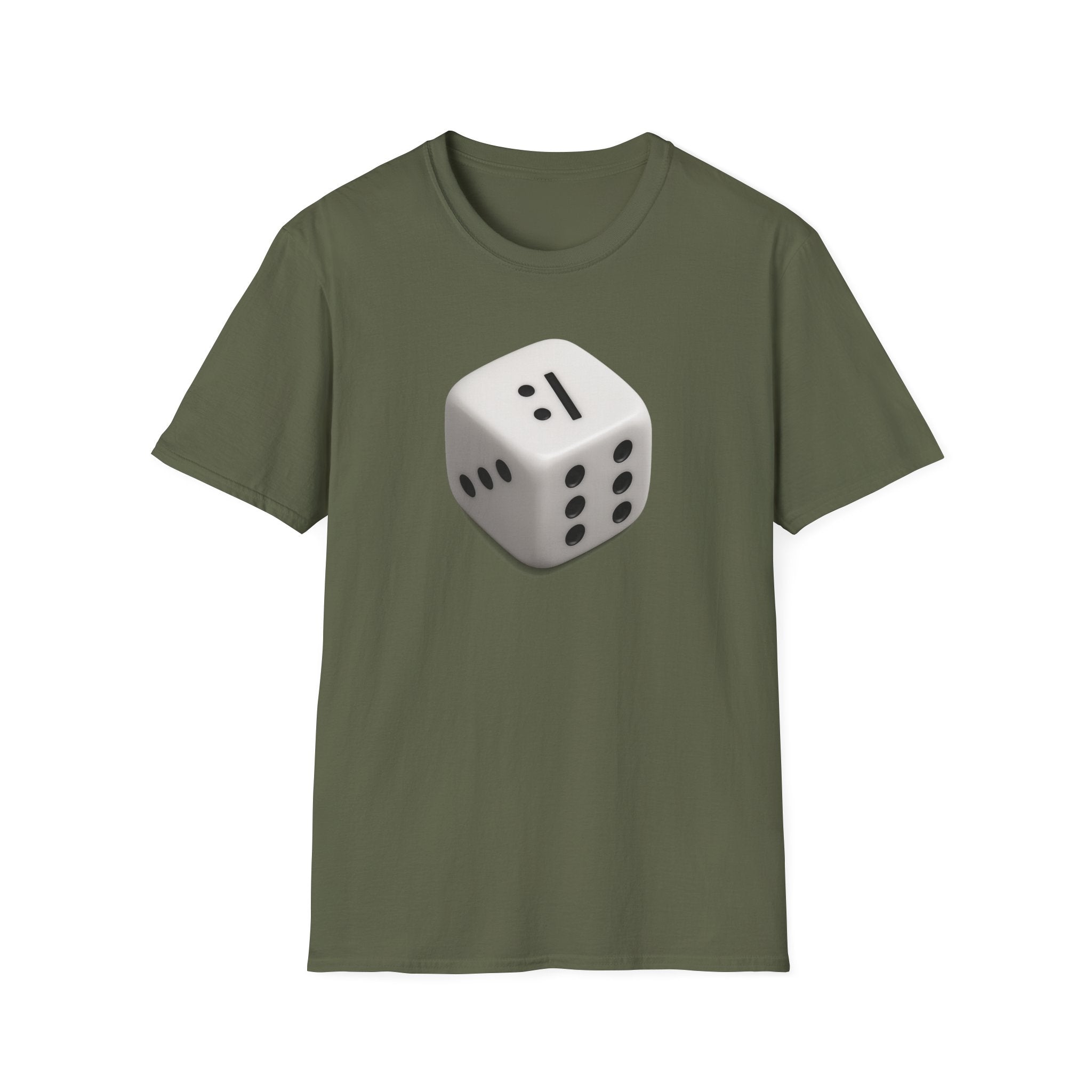 3D D6 :| Emoji T-Shirt