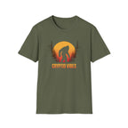 Cryptid Vibes T-Shirt — Bigfoot Sunset Graphic Tee
