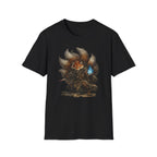 Nine‑Tailed Mystic Fox Graphic T-Shirt