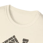 Stone Tavern Cottage T‑Shirt — Cozy Stone Pub Illustration Tee