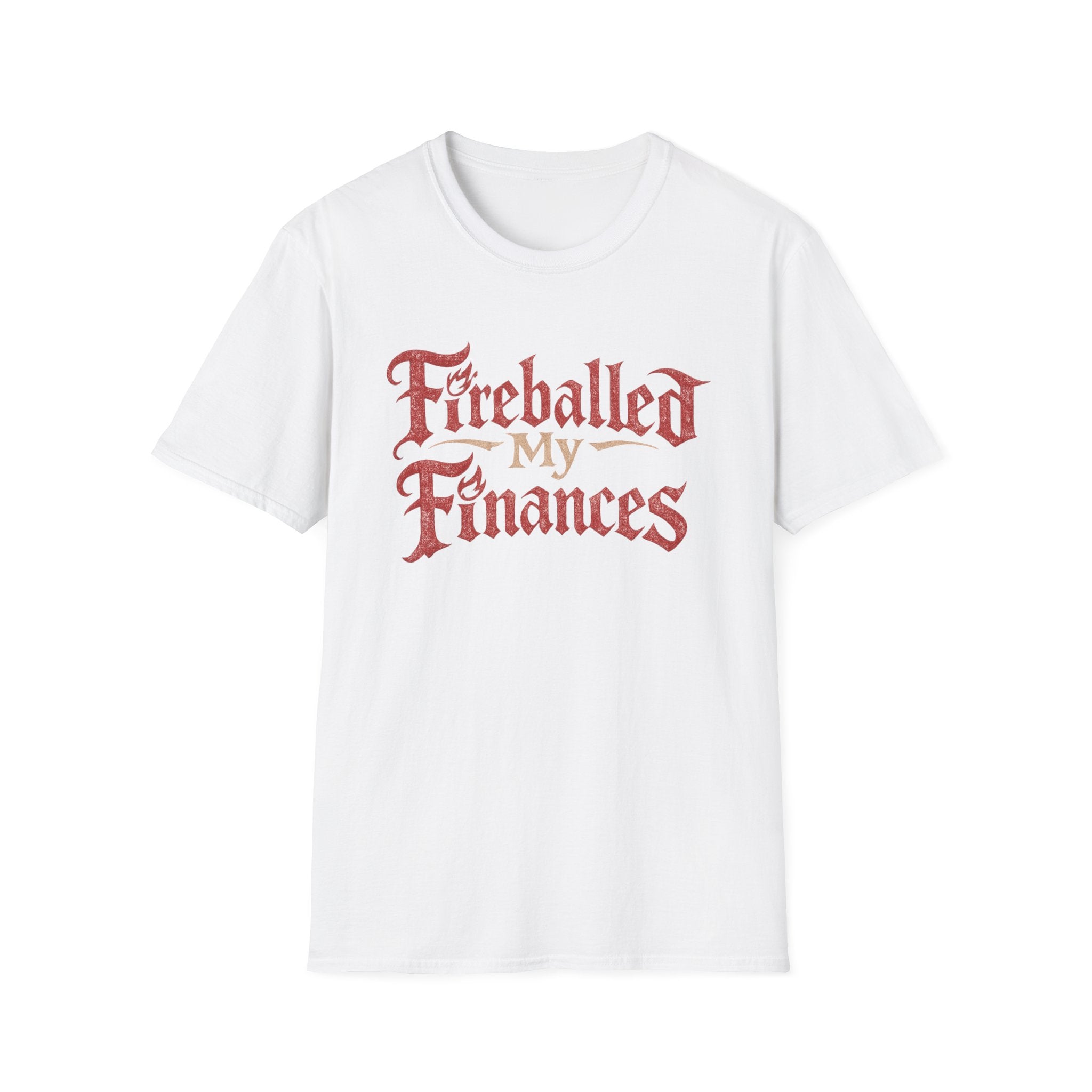 "Fireballed My Finances" Funny Role Play Gaming T-Shirt