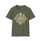 Mystic Wizard T-Shirt - Geometric Arcane Mage Design