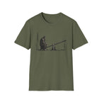 Bigfoot Seesaw T‑Shirt - Humorous Sasquatch Lonely Tee