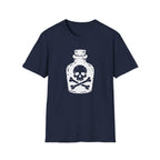 Poison Bottle Skull & Crossbones T-Shirt - Gothic Tee