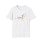 Bat & Stars Graphic T-Shirt — Vintage Moonlight Bat Tee