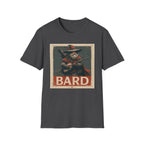 Bard Graphic T-Shirt — Vintage Fantasy Bard Design