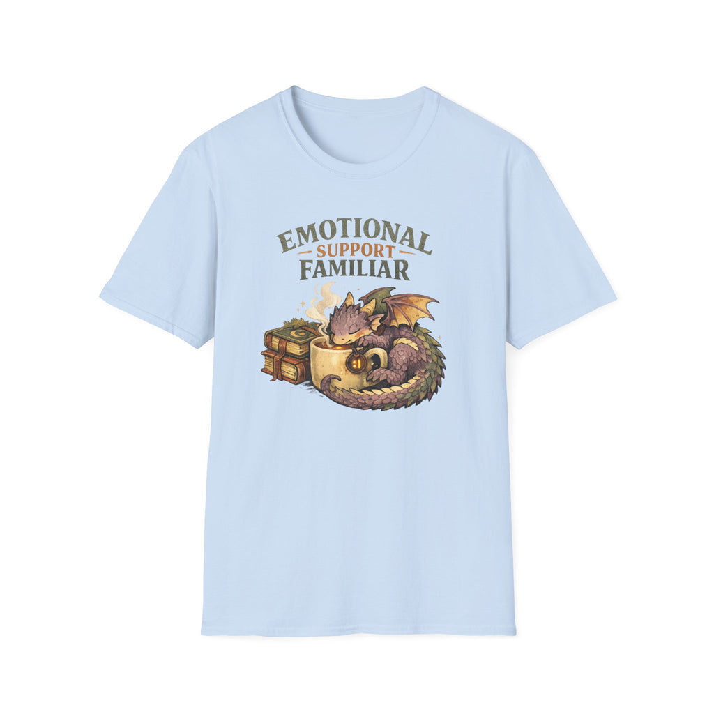 Emotional Support Familiar Cute Sleeping Dragon T-Shirt
