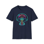 Neon Brain Jellyfish T-Shirt - Mother Brain Inspired Sci‑Fi Graphic Tee